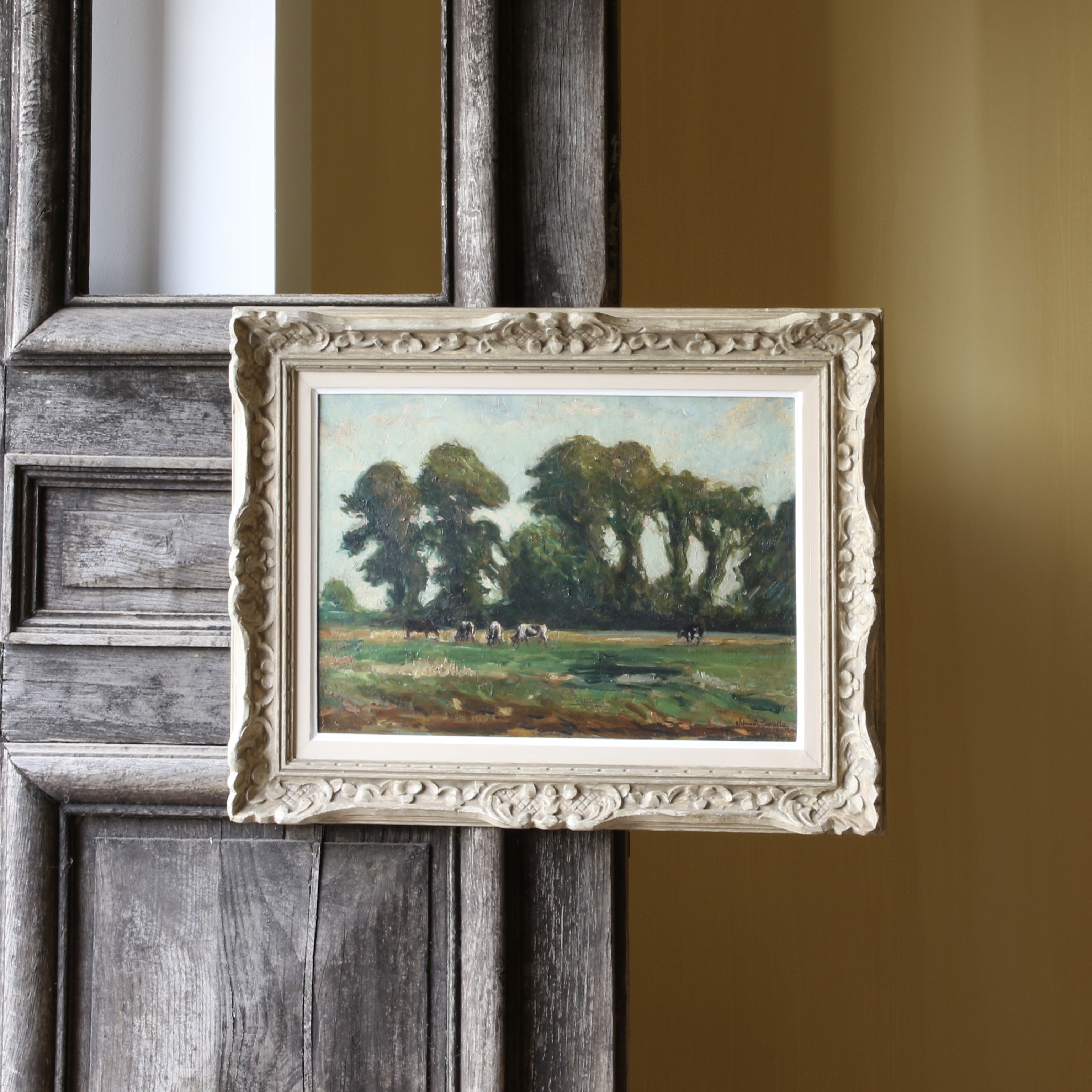 154-21 - Barbizon Landscape Painting